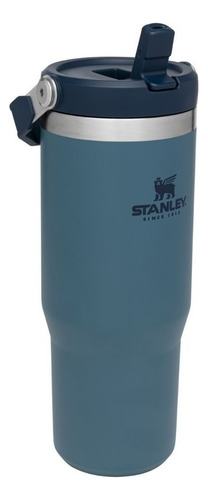 Copo térmico Stanley Classic Flip Straw cor lagoon 887mL
