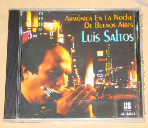 Luis Saltos Armonica En La Noche De Bs.as Cd Nuevo / Kktus