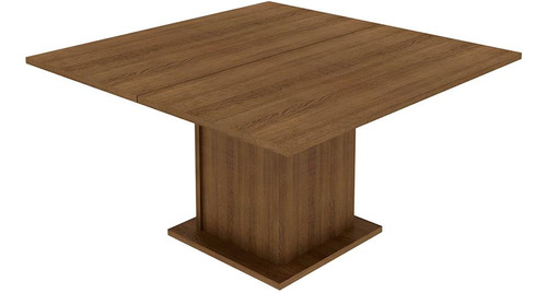 Mesa De Comedor Madesa Tablero Cuadrado 5286a - Marrón