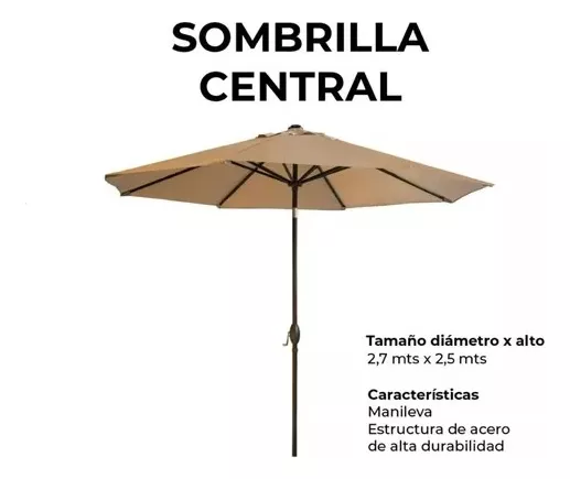 Tercera imagen para búsqueda de sombrillas para jardin