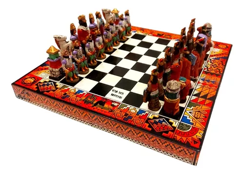 Jogo de Xadrez - Série Tróia-Esparta Antigo A02OT56