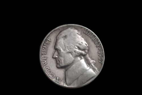Moneda Estados Unidos 5 Cents 1957