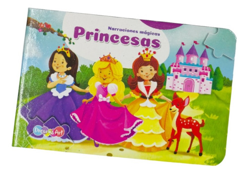 4 Libros Cuentos Con Rompecabezas Pasta Dura