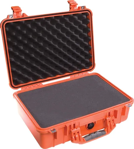 Pelican Case 1500 Con Espuma Precortada, Hermético Color Naranja