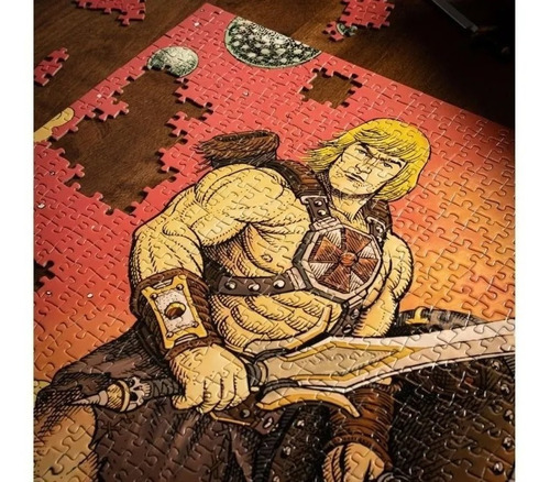 Imagem 4 de 6 de Puzzle Quebra Cabeças He-man Masters Universe Mattel Collect