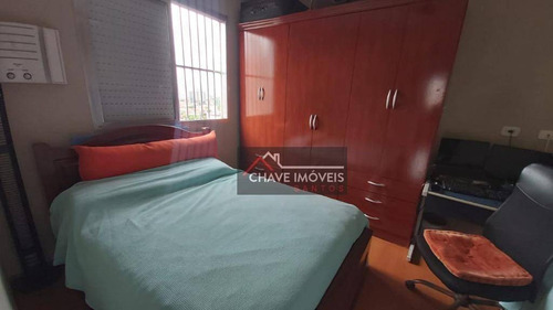 Imagem 14 de 19 de Apartamento Com 2 Dormitórios, 1 Suíte, Dependência Completa, À Venda, 111 M² Por R$ 497.000 - Embaré - Santos/sp - Ap2918