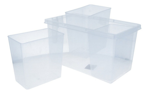 Imagen 6 de 9 de Organizador Con Manija-divisiones P/ Heladera 28x15x15,5
