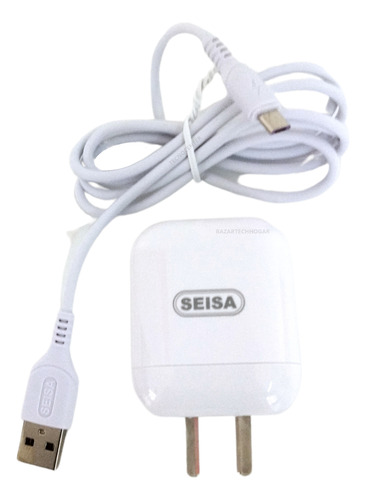 Cargador Celular 220v A Usb 2.1 Amper + Cable Micro Usb Adap