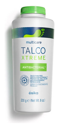 Talco Antibacterial Multicare Extrem Ésika 230 Gr