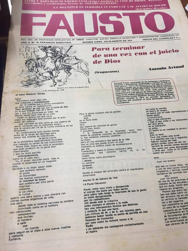 Diario Fausto. Julio-agosto 1973.