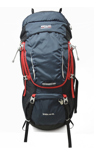 Mochila Northland Wallis 80+10 Litros Mochileros Ap. Frontal