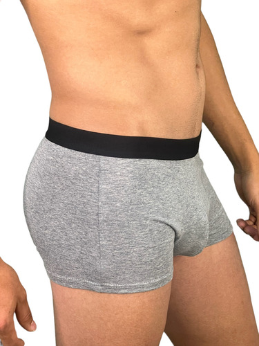 Paquete De 6 Boxer Corto Algodón Xxl Liso Surtido