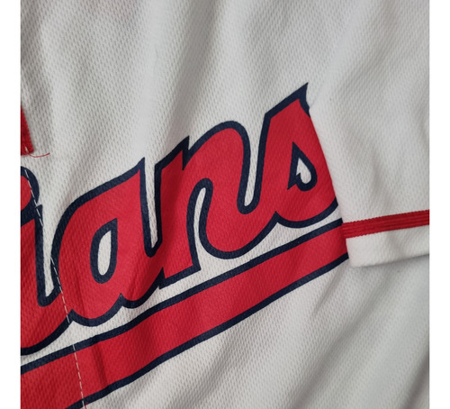 Jersey Indios Cleveland Mlb Oficial Carlos Baerga Xl (Usado)