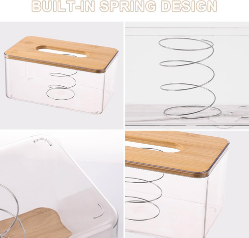 Caja De Papel Rectangular Transparente