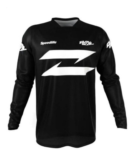 Imagen 2 de 5 de Jersey Downhill Factory Black Radikal