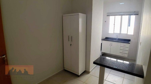 Kitnet Com 1 Dormitório Para Alugar, 26 M² Por R$ 1.350,00/mês - Cidade Universitária - Campinas/sp - Kn0117