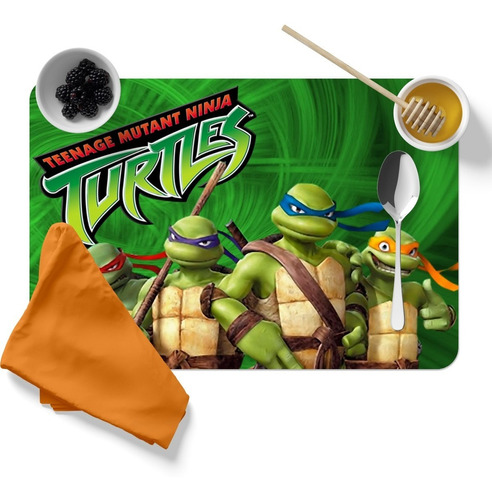10 Manteles Tortugas Ninja Ninja Personalizados Fiesta 