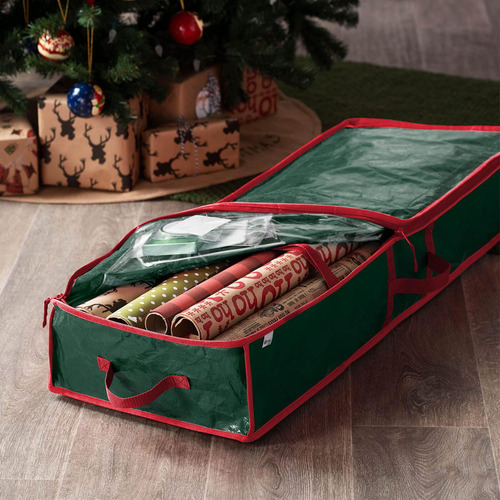 Contenedores De Almacenamiento De Papel De Regalo De Verde