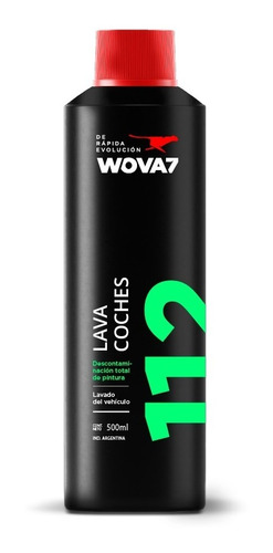 Wova7 112 Lava Coches 500ml Shampoo