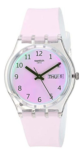 Swatch Transformation Quartz Silicone Strap, Blanco, 16 Relo