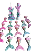 Comprar Vela Temática Sirena En Porcelana Fria + 35llaveros 