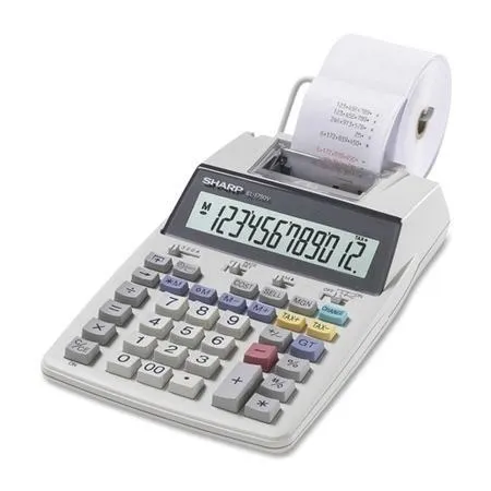 Calculadora De Mesa Sharp El-1750v C/ Impressão