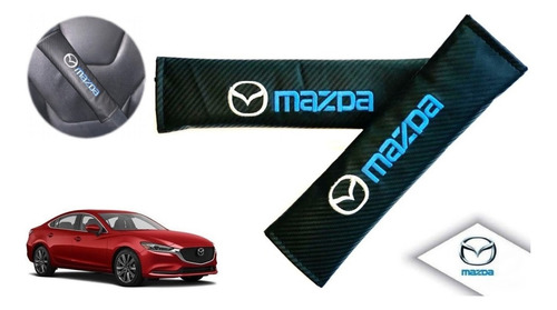 Par Almohadillas Cubre Cinturon Mazda 6 2019 A 2021