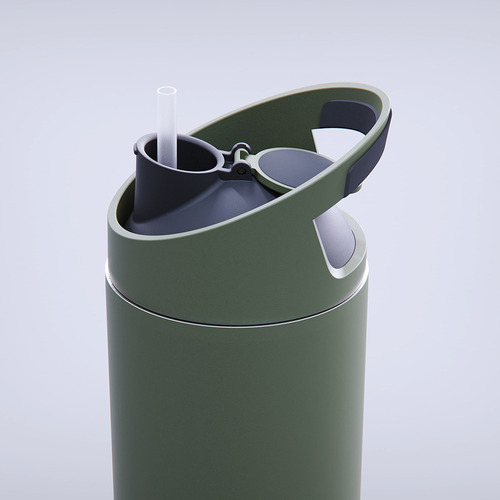 Botella Térmica 1 Litro Acero Inoxidable Cosmic Asobu Verde