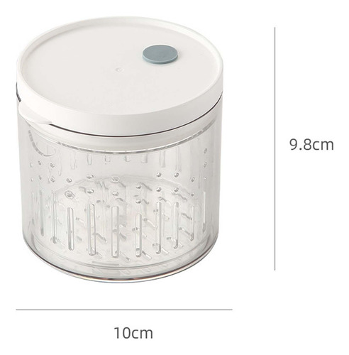 Caja Organizadora De Nevera Con Contenedor De Tapa 600ml