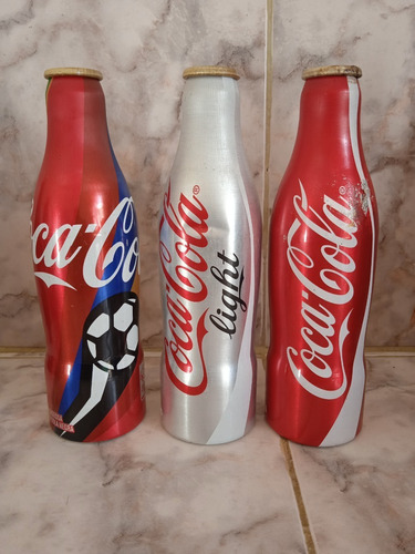Imagen 1 de 3 de Botellas De Coca Cola De Metal Vacias