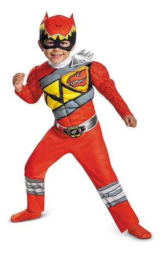 2024 Mighty Morphin Power Rangers Mono Traje Cosplay Para Niños