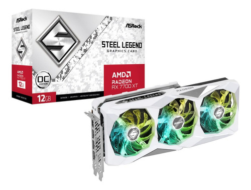 Tarjeta De Video Asrock Steel Legend Radeon Rx 7700 Xt 12gb