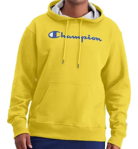 Sudadera Champion Ancm Amarillo Para Hombre Cuotas sin inter s