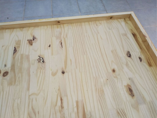 Tampo De Mesa E Balcão Em Madeira Reciclada 60x90 Super Resistente, Decoração Sustentavel Para Seu Ambiente