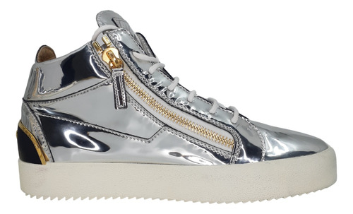 Giuseppe Zanotti Tenis Shooting High Top Trainers Metallic