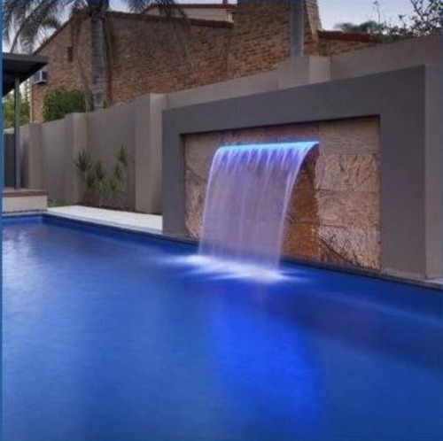 Cárcamo Canale Cascada 60cm Luz Led Wifi Alberca Muro Lloron