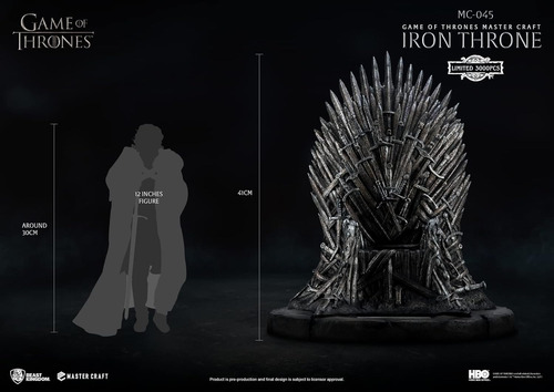 Beast Kingdom Game Of Thrones: Iron Throne Mc-045 Master Cra