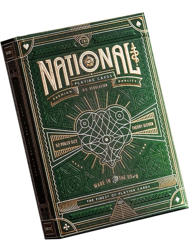 Naipes Nacionales Poker Verde