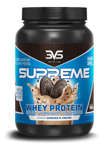 Whey Protein Whey Supreme Cookies N' Cream 900g 3vs
