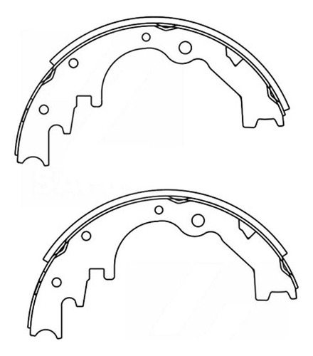 Juego Patines De Freno Trasero 4wd Mpv - B2500 - B2200