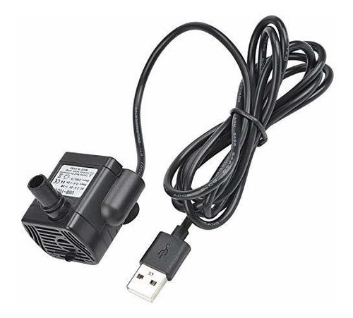 Bomba Sumergible Usb Dgzzi 3w Usb-1020 Dc3.5v-9v Mini Bomba 