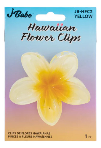 Hawaiian Flower Clip Jbabe Blanco