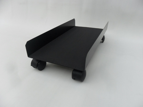 Carrito Metálico Computadora Pc C/ Goma Antideslizante 19x42