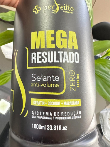Selante Potente Mega Resultado Zero Compativel Cabelos 1lt