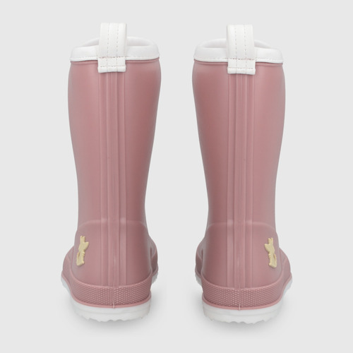 Bota De Agua Rosa Ribete Blanco Coyote Kids