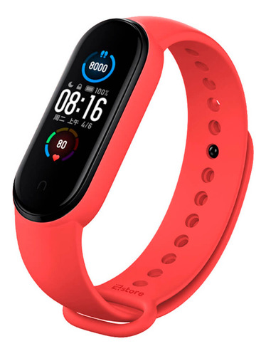 Correa Compatible Xiaomi Mi Band 3 Y 4 Rojo