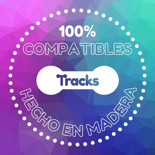 Imagen 9 de 10 de Tracks Pack 20 Vías Madera Extensión 100 % Compatible