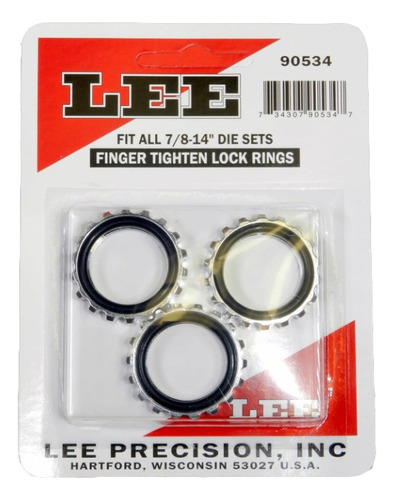 3x Lee Lock Ring Trava Porca Anel Finger Tighten Lee/similar