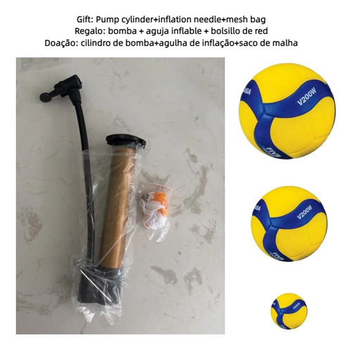 .balão De Voleibol De Microfibra Mikasa V200wz