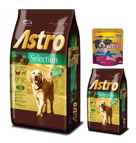 Imagen 1 de 2 de Comida Perro Astro Selection 15k + 2k Con Regalo